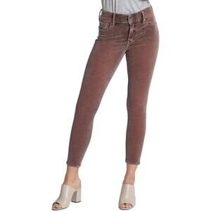 Dear John Gisele High Waisted Skinny Corduroy Jeans Pants Sz 27 Tea Rose Stretch